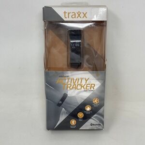Traxx Wireless Activity Tracker Black Bluetooth Fitness Watch TRX220-DG New